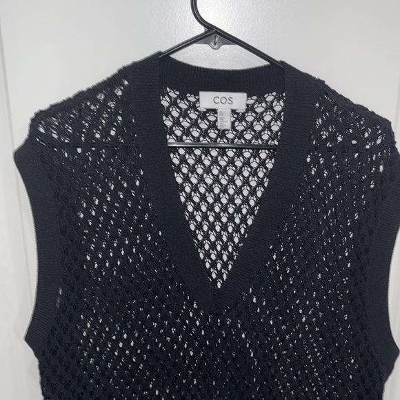 COS Open Knit Tank Top & Asymmetrical Skirt SET sz L - Picture 8 of 13